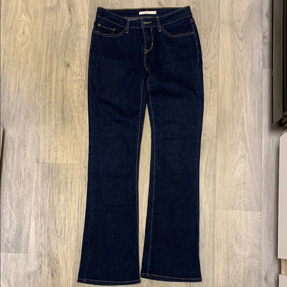 Levi's Blue Flare Wide Leg Jeans